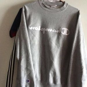 Champion v neck reverse seam